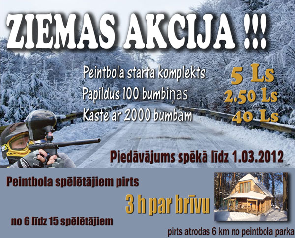 Ziemas akcijas cenas