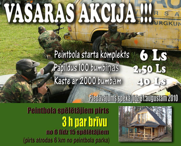 Vasaras akcijas cenas